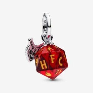 ✅Pandora Stranger Things Hellfire Club Dice Dangle Charm